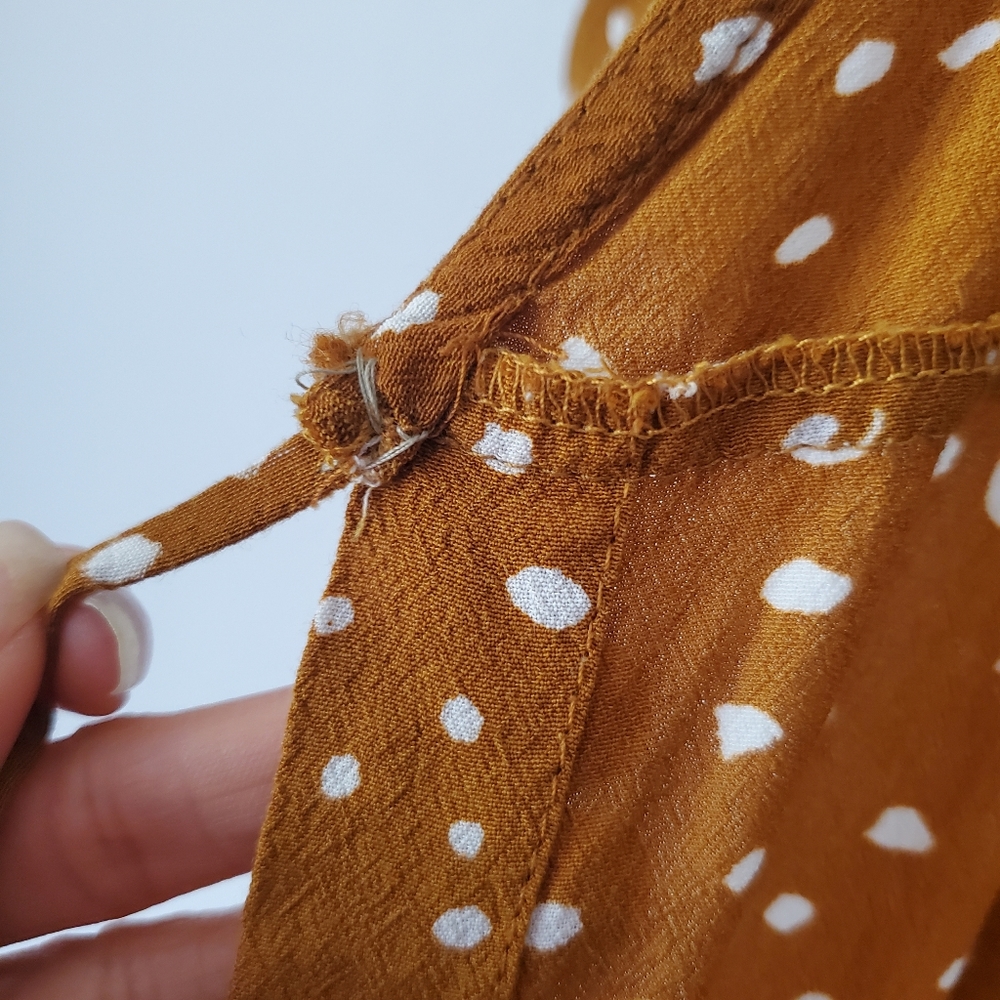 Faithfull the Brand Chiara Midi Dress in Caramel Noel - Picture 14 of 16